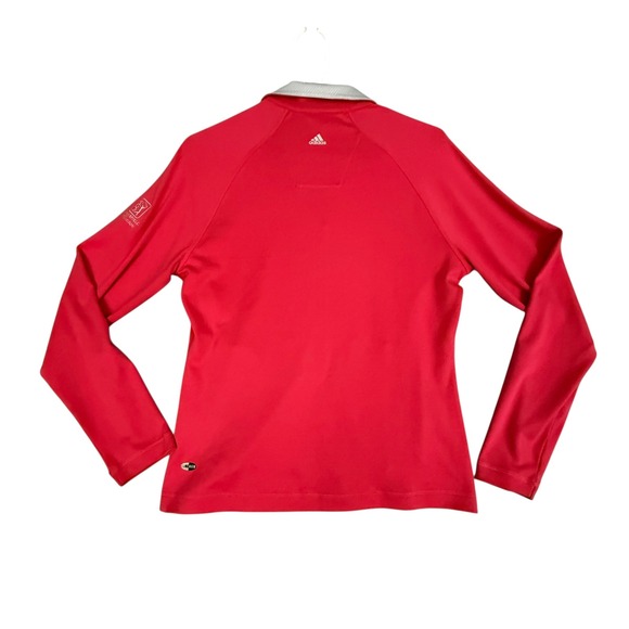 Adidas ClimaWarm Golf Jacket Womens Small Long Sleeve Pink Athletic Performance - Picture 2 of 10